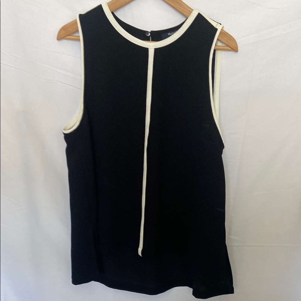 MADEWELL Sleeveless crepe blouse